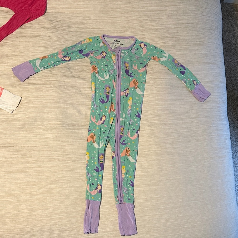Little Sleepies Mermaid Magic 12-18mo zippy